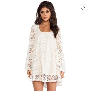Fannie Flow Dress in Iola Lace Natural
